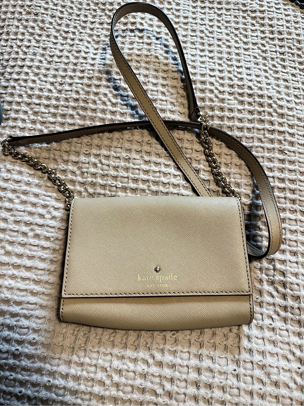 Kate Spade Beige Crossbody Bag